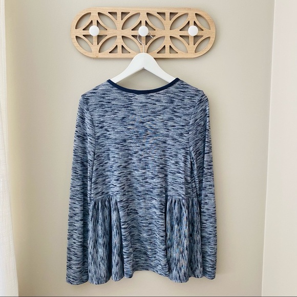 Altar'd State Long Sleeve Top Blue Sz Small - Picture 6 of 9